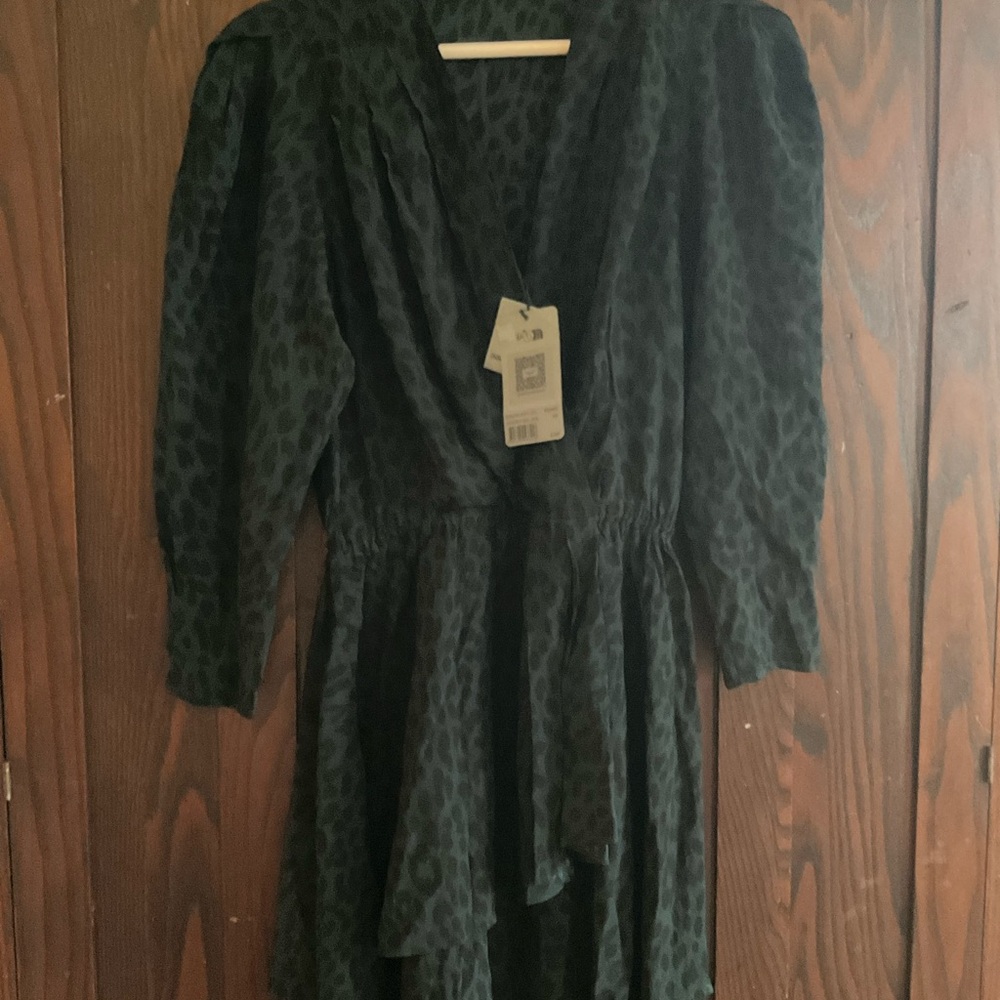 Zadig & Voltaire Rogers Leopard Print Mini Dress - Picture 5 of 6